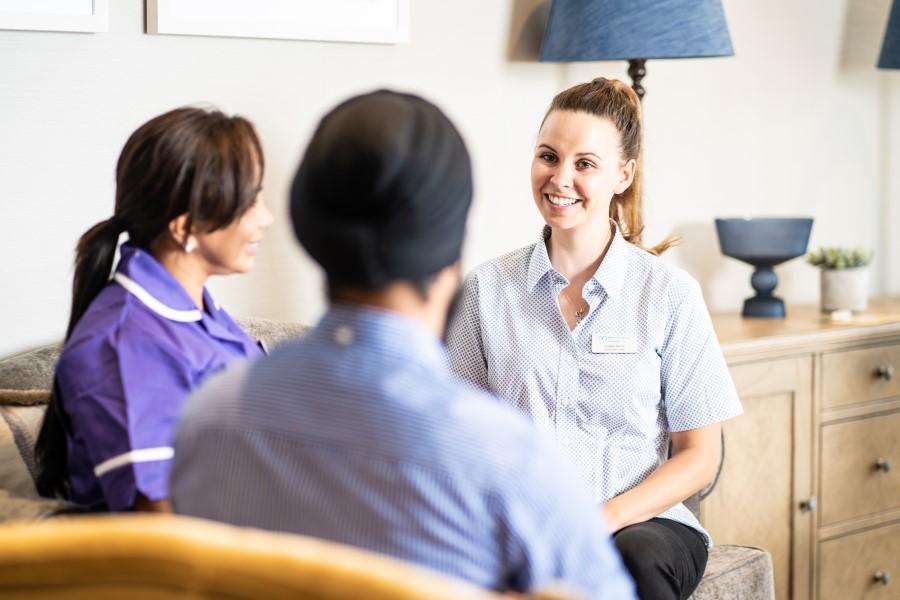 Professional care planning and consultancy discussion